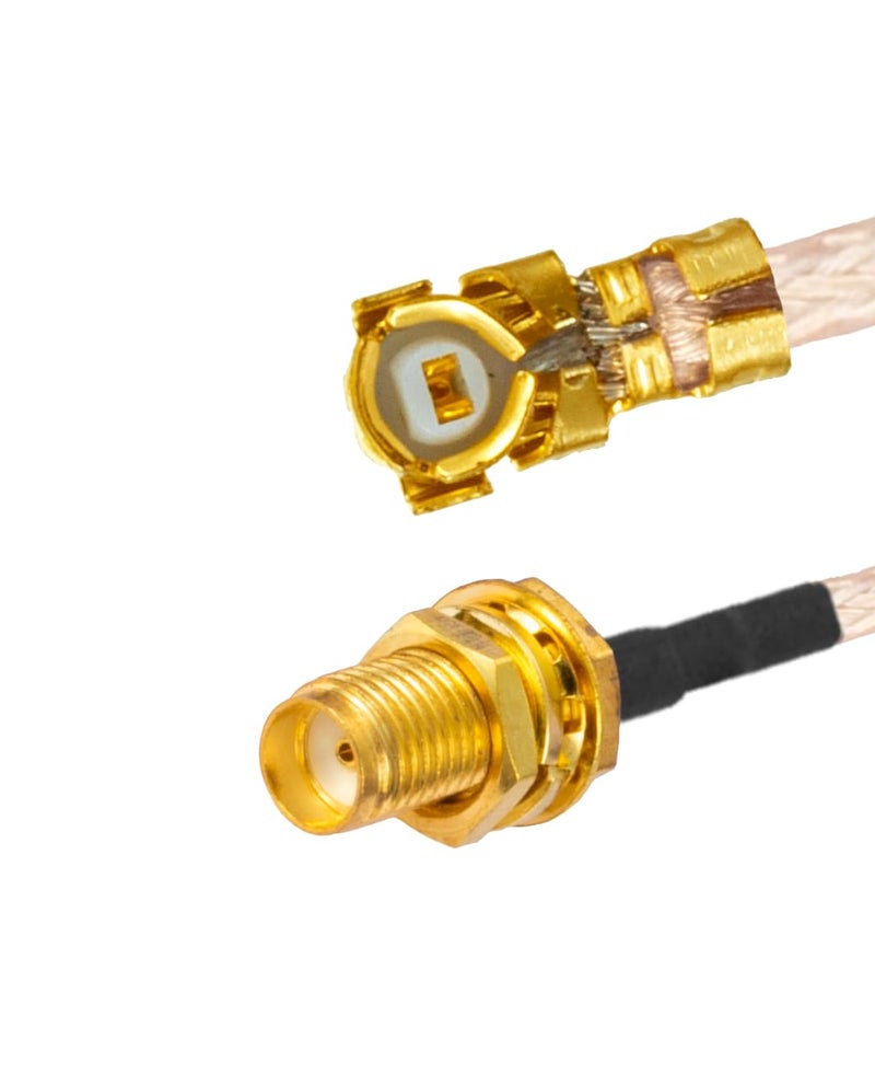 POBADY 2PCS U.F.L1 to SMA Female Low Loss Coaxial Cable 12" /30CM U.F.L1 RG178 RF Coaxial Pigtail Cable for Wireless Routers Mini PCIE Network Cards PCI Wi-Fi WAN Repeater - Image 5
